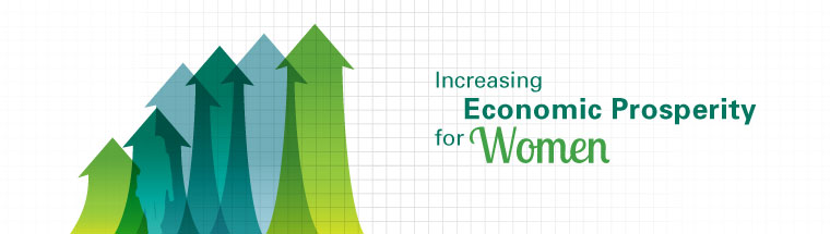Increasing Economic Prosperity for Women banner