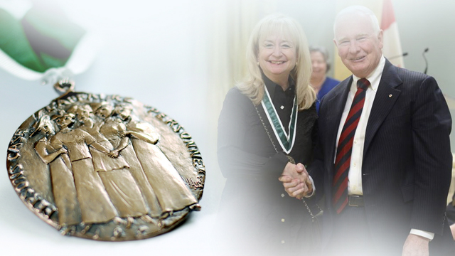 Louise Champoux-Paillé, Recipient, 2014, Governor General Awards in Commemoration of the Persons Case