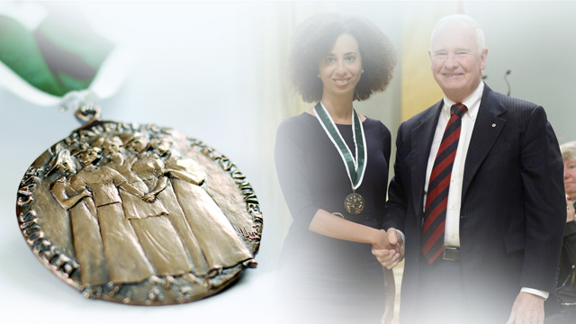 Emilie Nicolas, Recipient, 2014, Governor General Awards in Commemoration of the Persons Case