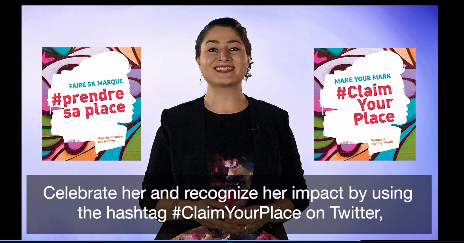 #ClaimYourPlace this Women's History Month! 